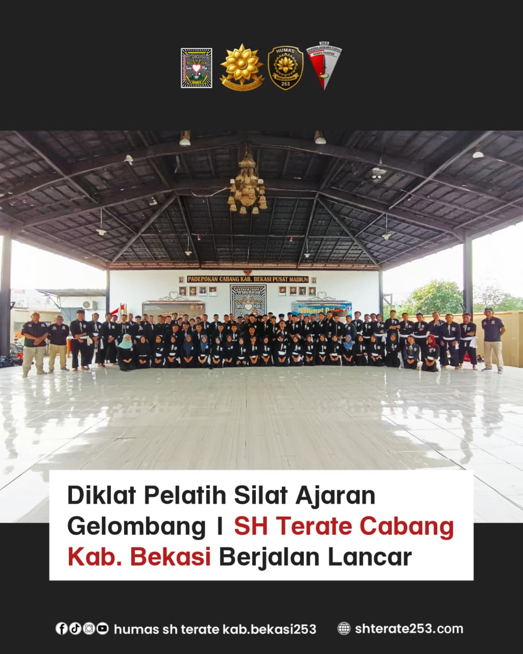 Diklat Pelatih Silat Ajaran Gelombang I SH Terate Cabang Kab. Bekasi Berjalan Lancar